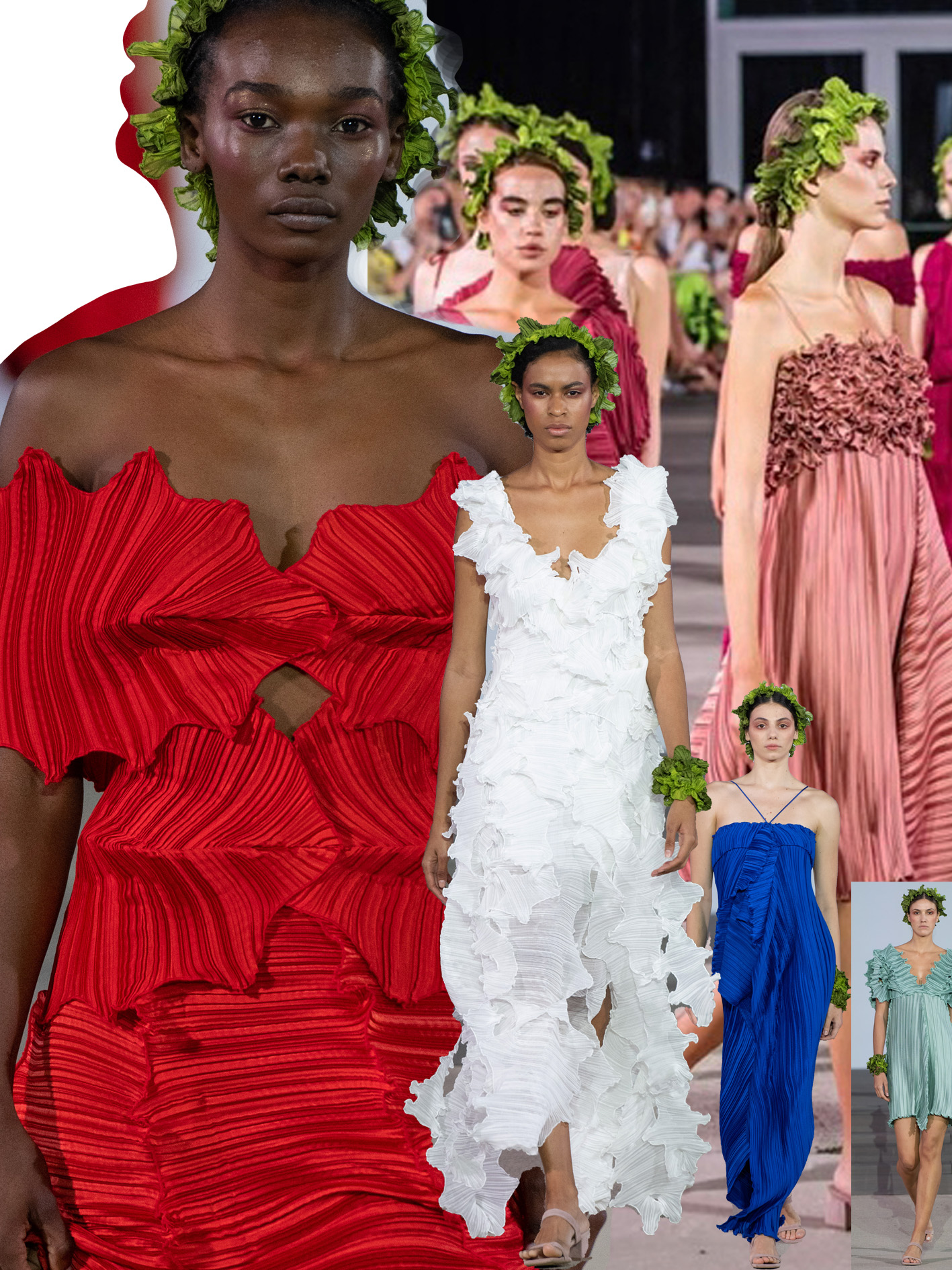 Daphne Valente’s “Flora Graeca” collection:  “not just for models”
