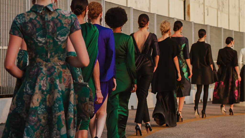 Evening gowns and suits by Vassilis Zoulias the greek fashion designer